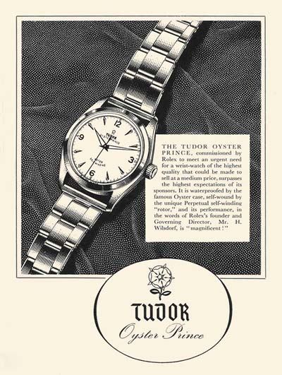 The Tudor Oyster Prince: a choice of character.